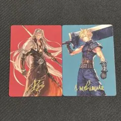 MTG FF アートカード 2枚セット クラウド　セフィロス　箔押し