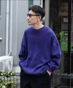 WideDad Dad TECH CREW PULLOVER パープル サイズ1