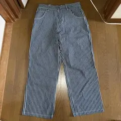 ストライプ ワークパンツ