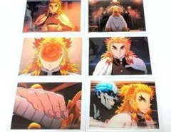 【新品】鬼滅の刃 無限列車編 第一話 ランダムブロマイド 煉獄杏寿郎 6点セット