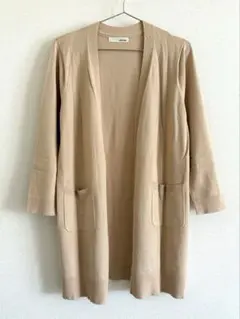 SHOO・LA・RUE アウター　ロングカーディガン　ベージュ