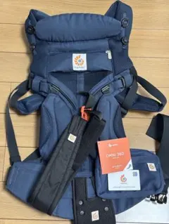 【エルゴベビー】美品　オムニ360クールエアメッシュ　ミッドナイトブルー
