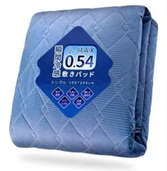 敷きパッド ベッドパッド 接触冷感 マット 抗菌防臭 シングル 100×205㎝