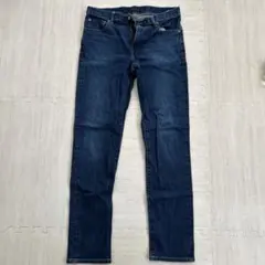 ユニクロ ダークブルー デニムパンツ サイズ40
