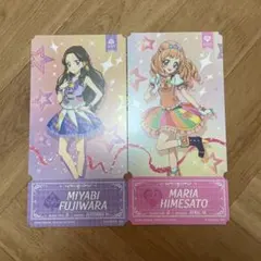 アイカツ チケットライクコレクション 藤原みやび 姫里マリア