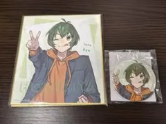 ホリミヤ オンラインくじ 井浦秀 色紙＆缶バッジセット