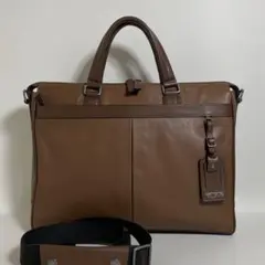 未使用級● ソメスサドル 2way ビジネスバッグ ブラウン レザー 未使用級○ ソメスサドル 2way ビジネスバッグ ブラウン レザー - メルカリ