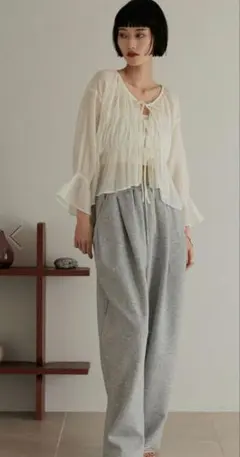 ヨウリュウシャーリングショート６Ｓ　ローリーズファーム　アイボリー