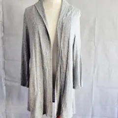 INDIVI グレー ロングカーディガン 38