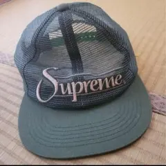 Supreme メッシュキャップ グリーン