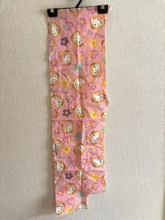 サンリオ ハローキティ 生地 はぎれ 1997年 平成レトロ お花キティ ハート