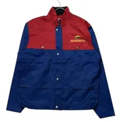 スウェーデン企業 ワークジャケット 企業物 赤×青 ヴィンテージ 52