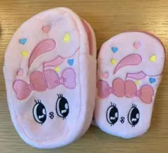 【韓国限定】ダイソー　エスターバニー ポーチ ピンク　大&小セット