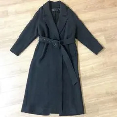 ZARA ザラ　ロングコート　MANTECO マンテコ　秋冬　ベルト　希少　美品