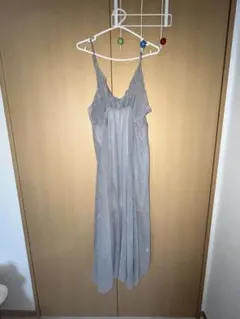 ブルー キャミワンピース