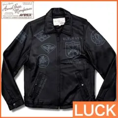 ★AVIREX アヴィレックス ★Mサイズ 極美品　羊革　ライダースジャケット