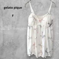 gelato pique ジェラートピケ リボン柄 キャミソール ルームウェアのサムネイル