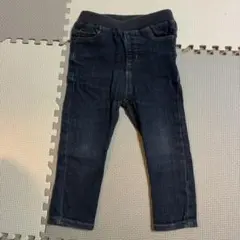 petit main ダークブルーデニムパンツ 90cm