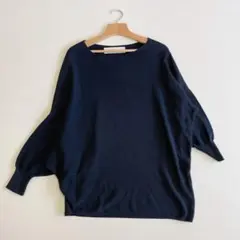 the shinzone アシンメトリー ドルマン サマーニット フリーサイズ