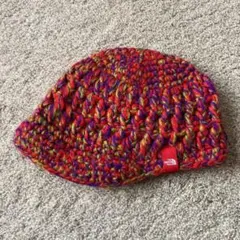 ザノースフェイス/ キッズニット帽　美品　フリーサイズ