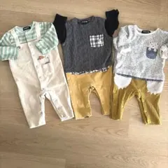 グレードスコープロンパース3点セット秋冬男の子長袖KLADSKAPのサムネイル