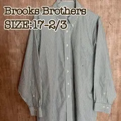 Brooks Brothers ブルックスブラザーズ 緑ストライプ BDシャツ