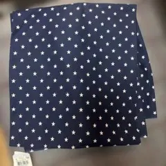 はぎれ　ネイビー　星　112✖️150