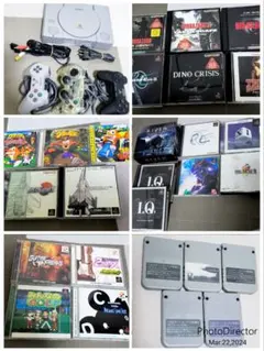 PlayStation　プレイステーション　ゲーム　機器　ディスク　メモリーカー