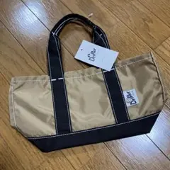 drifterドリフターナイロンミニトートバッグ新品タグ付完売品ベージュブラック