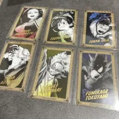 ヒロアカ原画展 箔押しクリアカードセット