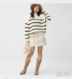 GU オフホワイト XL ニットセーター