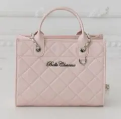 Belle Charme Quilted Mini Tote ピンク - メルカリ