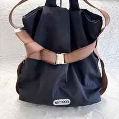 【OUTDOOR/アウトドア】別注Puilting 2way Tote 3 黒のサムネイル