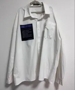 美品【NOBLE PRODUCT】ホワイト オーバーサイズシャツ メンズ
