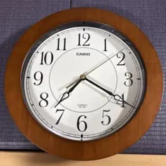 CASIO 木製フレーム 掛時計 IQ-126