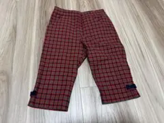 familiar ハーフパンツ5-7部丈xfチェック　90cm