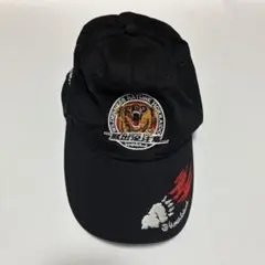 熊出没注意 刺繍 キャップ ブラック フリーサイズ ご当地 お土産