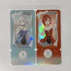 にじさんじ 7周年 ストア 特典 チケット風カード リゼ アンジュ リゼアン