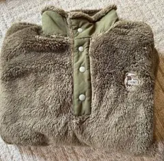 チャムスフリース　カーキ　レディースL