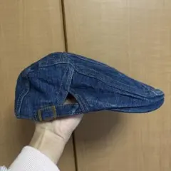 【未使用】デニムキャスケット コットン