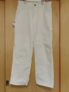 Dickies ペインターパンツホワイト ダブルニー