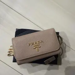 PRADA サフィアーノマルチカラーキーケース