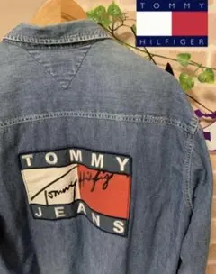 TOMMY　HILFIGER　デカロゴ　デニムジャケット
