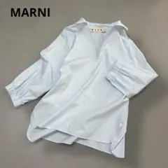 【美品✨近年】 マルニ プルオーバー スキッパーシャツ オーバーサイズ ブラウス