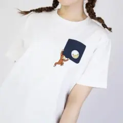 グラニフ　おさるのジョージ Tシャツ ポケット刺繍　ユニセックスのサムネイル