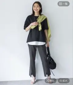 global work GOOD デニム　フロントスリット