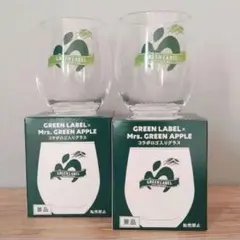 GREEN LABEL x Mrs. GREEN APPLE グラス2個セット