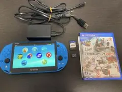 PSVITA アクアブルー本体　メモリーカード32GB＋おまけソフト付き