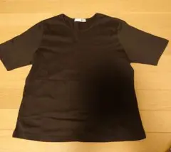 Rogica 美品　ブラウン 五分袖 Tシャツ L　即購入可