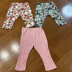ユニクロ　レギンスmarimekko 花柄　2点セット　100cm